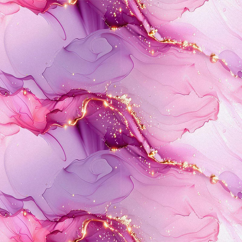 HOMETITUTE Pink Purple Marble Wallpaper Peel and Stick Ink Art Contact Paper Wall Paper Stick 118.1" x 17.7" Self Adhesive Removable Vinyl Wall Covering for Bedroom Vanity Accent Decor - Image 3