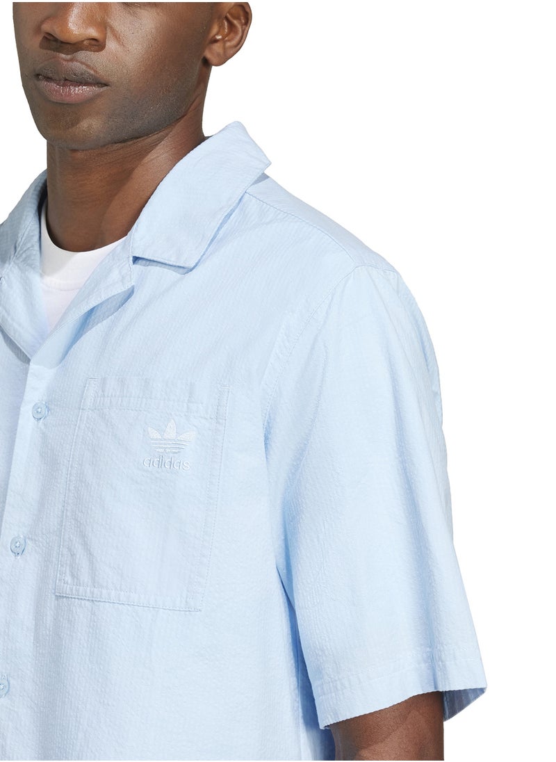 adidas Originals Essential Seersucker Shirt  - Image 3