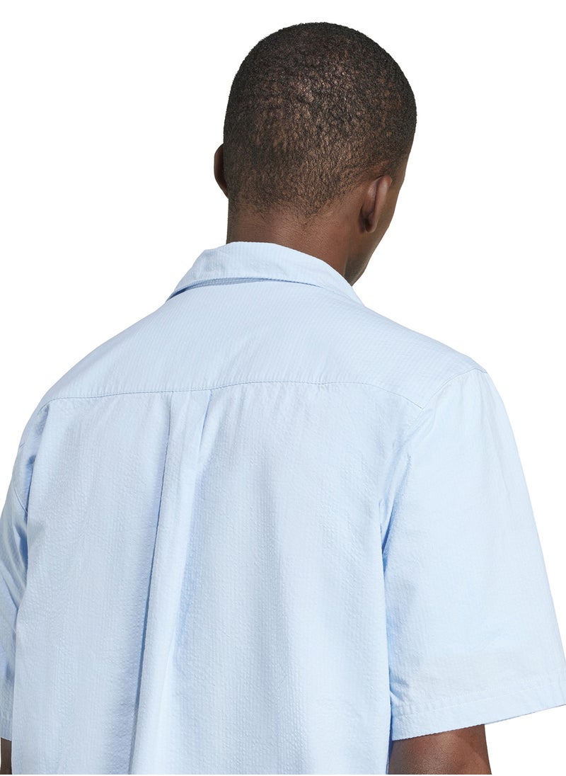 adidas Originals Essential Seersucker Shirt  - Image 4