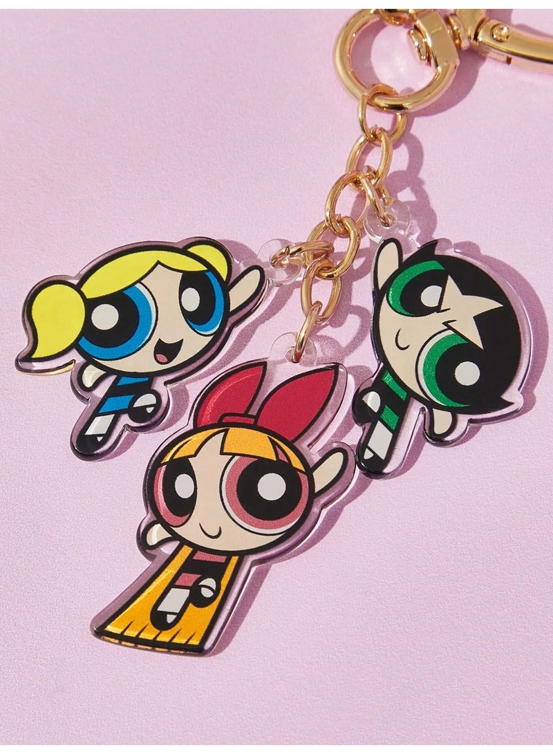 باورباف جيرلز سلسلة مفاتيح فتيات القوه مصممه بشخصيات فتيات القوه مصنوعه من معدن متين عالي الجودة يمكن استخدامه كميدالية مفاتيح أو زينة للحقائب او  أكسسوار للبنطال والمحفظة. - Image 4