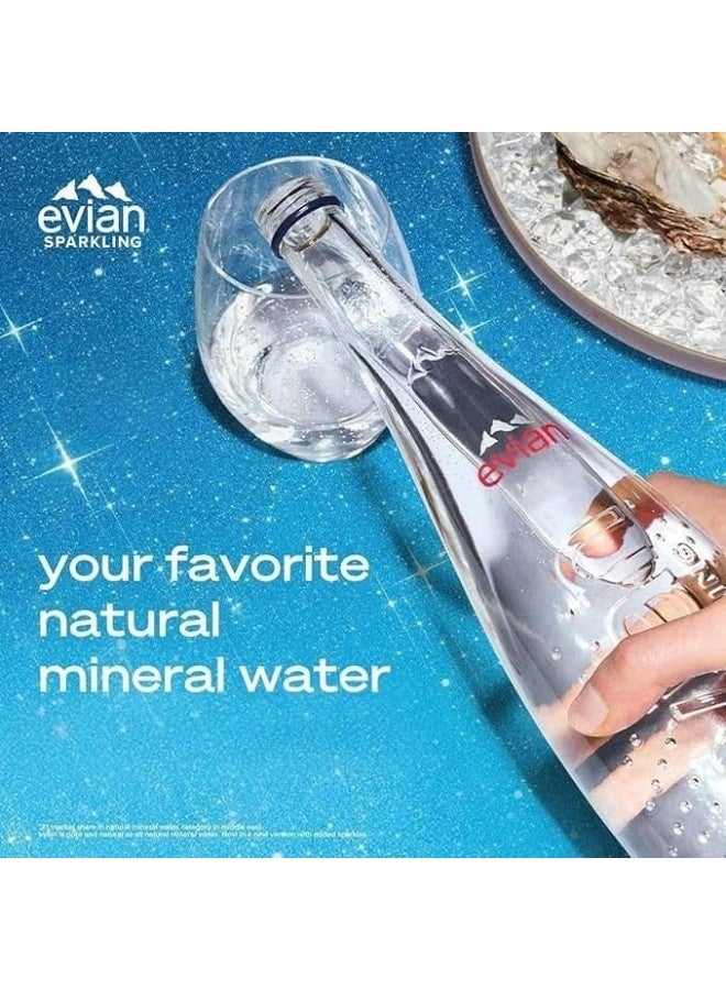 إيفيان مياه معدنية طبيعية  - غازية، 330 مل - Image 3