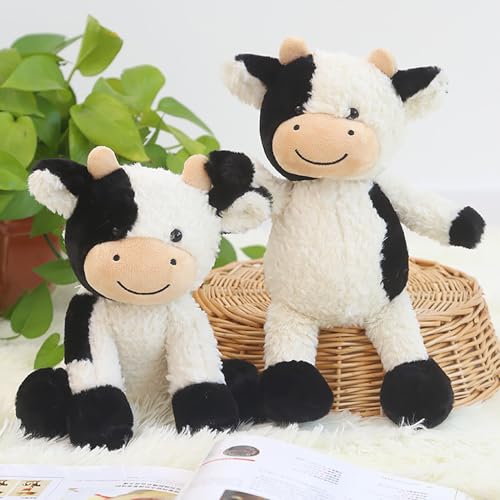 BSVOME 11.8 inches Cow Stuffed Animal Soft Plush Cute Cow Doll for Boys Girls - Image 5