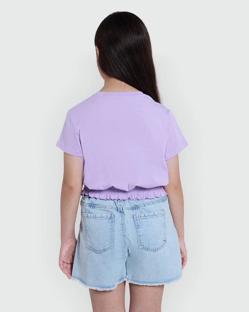 Ovs Lilac Breeze Basic Tee – Girls Collection