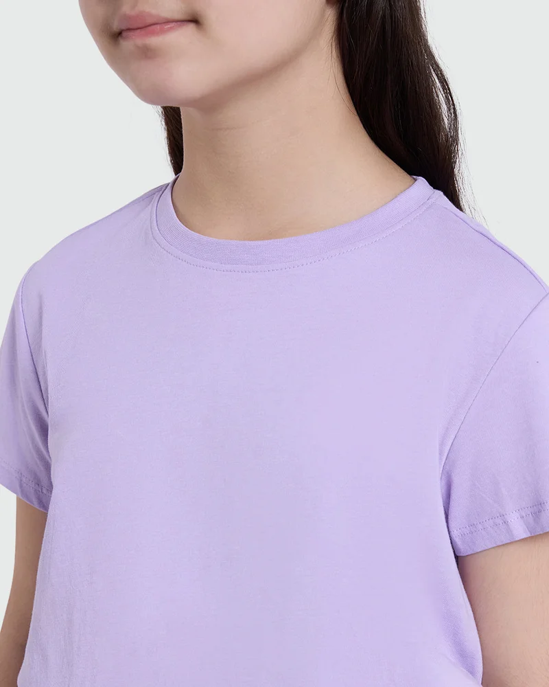 Ovs Lilac Breeze Basic Tee – Girls Collection