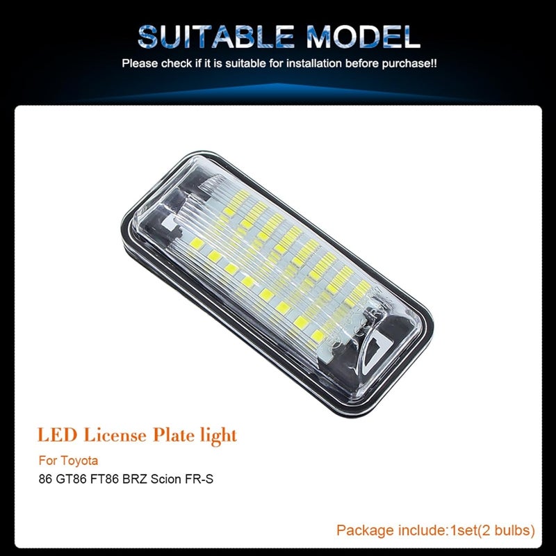 QASULER CANBUS License Plate Bulb Lights - Image 4