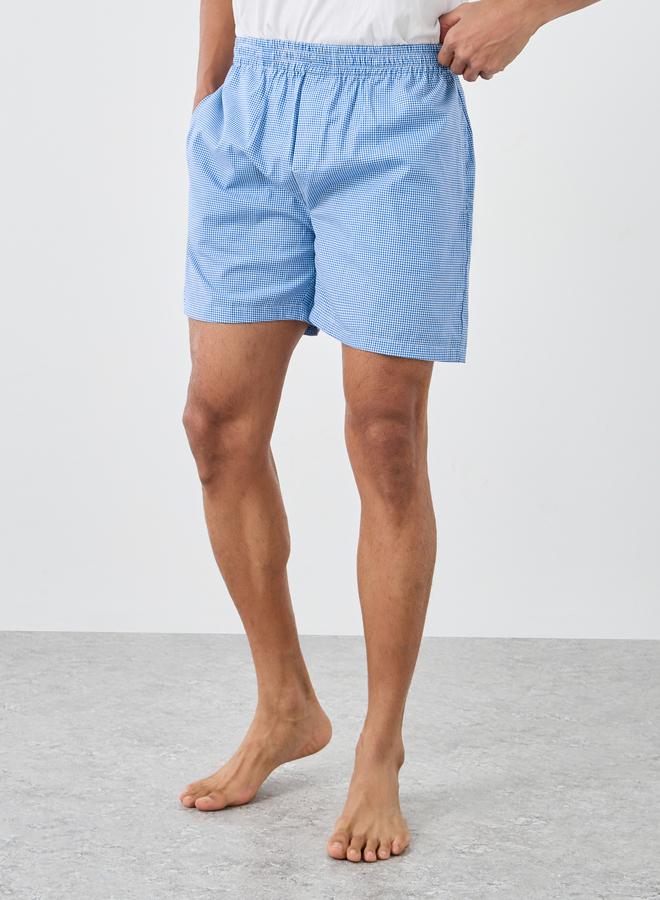 Styli Pack of 2 - Assorted Woven Checkered Boxer - Image 3