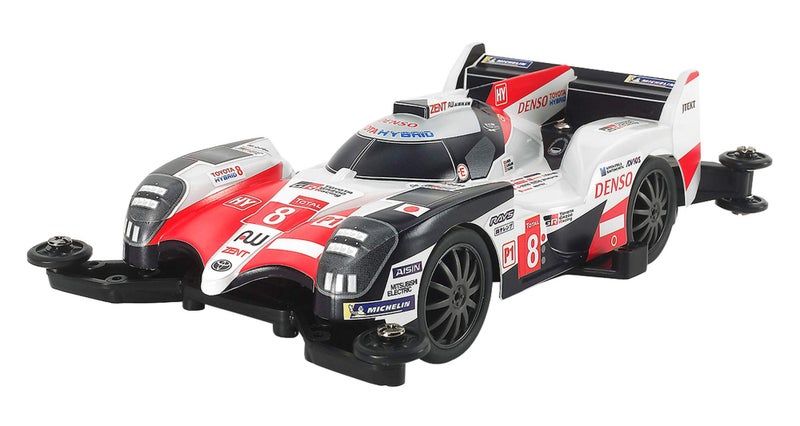 Tamiya 18652 132 Jr Racing Mini 4WD Toyota Gazoo Racing TS050 Kit with MA Chassis - Image 2