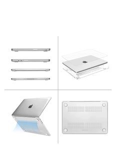 Generic MacBook Pro 13 inch Case 2023 2022 2021-2016 M2 M1 A2338 A2251 A2289 A2159 A1989 A1708 A1706 Plastic Hard Shell Case & Keyboard Cover Skin Clear  - Image 2