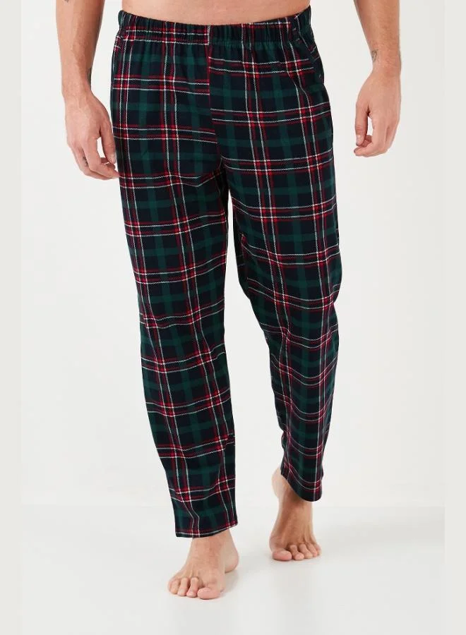 Buratti  Buratti Plaid Cotton Elastic Waist Regular Fit Short Sleeve Pajama Set Men's PAJAMAS SET 6572004 for Men | Best Price UAE