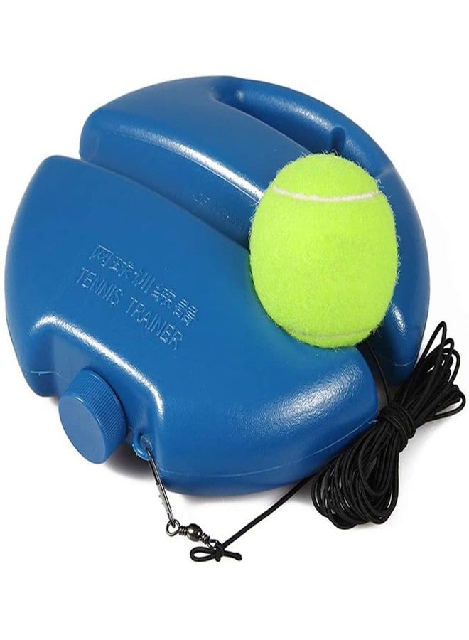 OANGO Tennis Trainer, Tennis Training Equipment Practice Tool with 1 Rebound Ball and Anti-Slide Baseboard Anti-Tangle String for Adult and Kids Beginner/No Racket Included (Portable)(Random Color) - Image 1