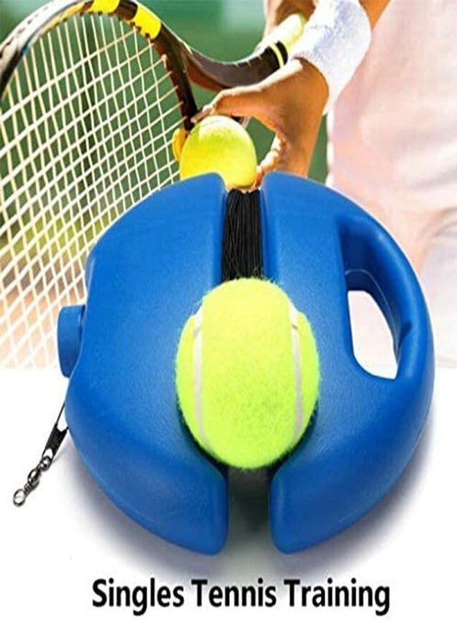 OANGO Tennis Trainer, Tennis Training Equipment Practice Tool with 1 Rebound Ball and Anti-Slide Baseboard Anti-Tangle String for Adult and Kids Beginner/No Racket Included (Portable)(Random Color) - Image 3
