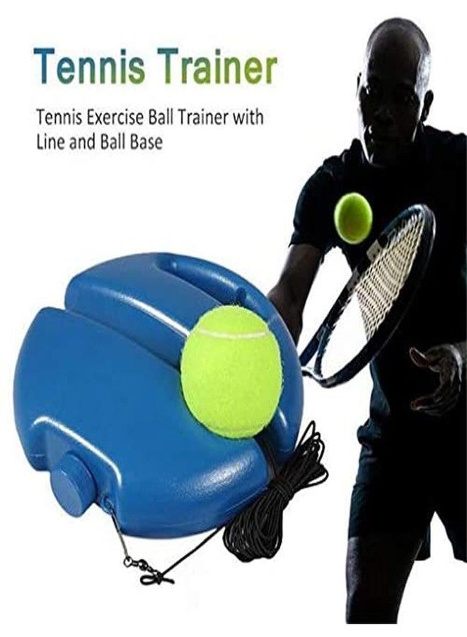OANGO Tennis Trainer, Tennis Training Equipment Practice Tool with 1 Rebound Ball and Anti-Slide Baseboard Anti-Tangle String for Adult and Kids Beginner/No Racket Included (Portable)(Random Color) - Image 5
