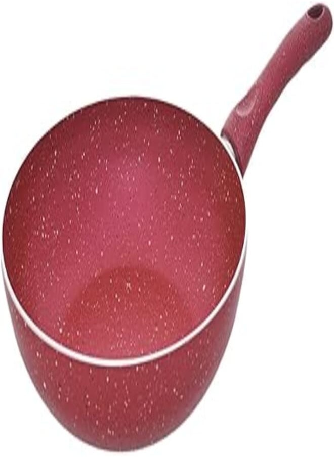 Glory Glory Granite Blue Series Wok, 30 cm Size, Red/Black/Blue/Grey 