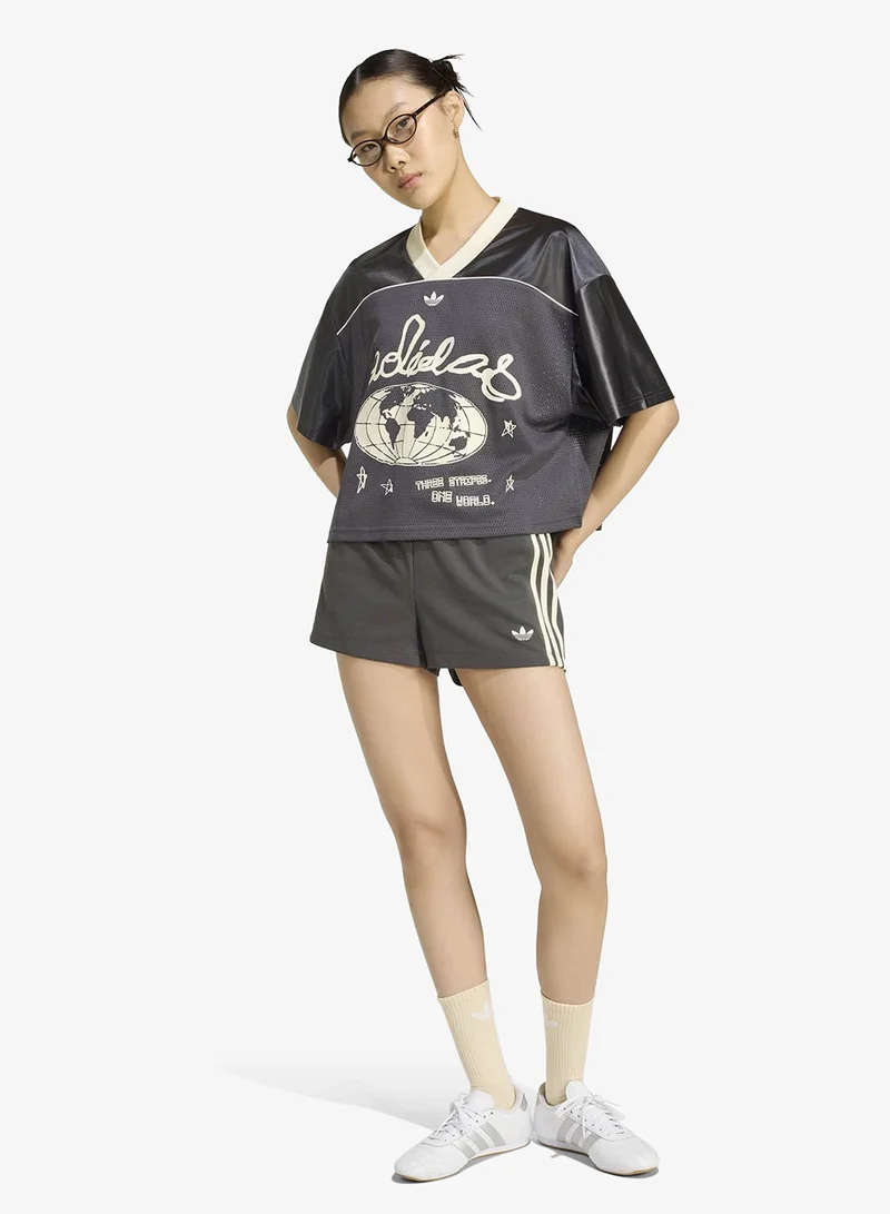 Adidas Originals BLACK Football Cropped Jersey for Women | Best Price UAE
