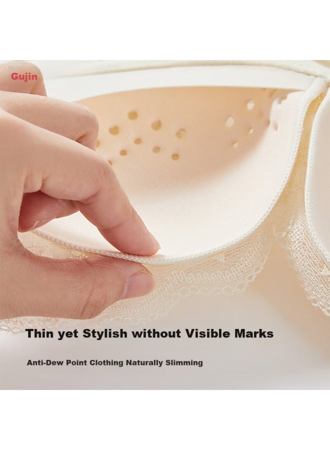 Gujin Breathable Lace Lightweight Push-up Bra For Large Bust, Anti-sagging, Side Support Women's Underwear - Image 3