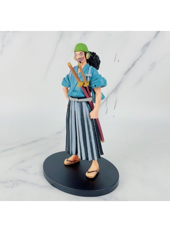 هالامودو لا يتجزأ الساموراي الملابس usopp شخصيات الرسوم المتحركة أزياء سطح المكتب والسيارات هدية الديكور - Image 4