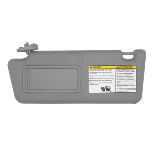 NHILES Left Driver Side Sun Visors Compatible with Toyota Tacoma 2005-2015 Without Light #74320-04181-B1 Grey - Image 1