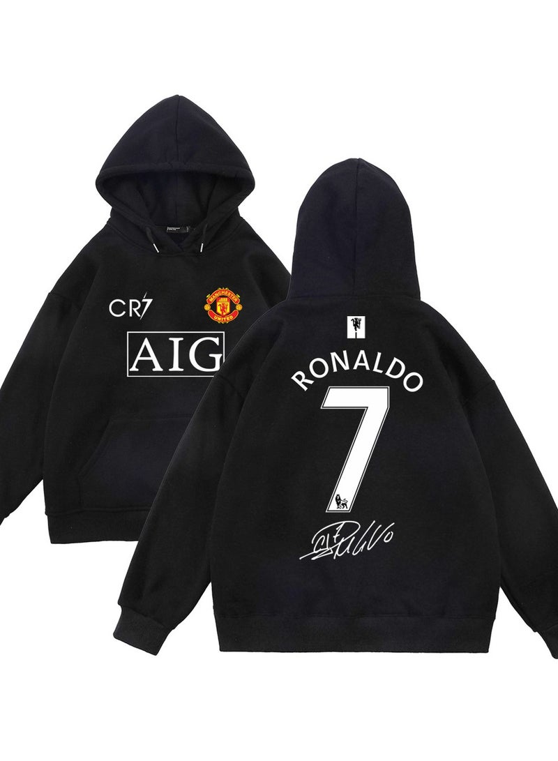 Cristiano Ronaldo CR7 Hoodie Men Women Couples Sweatshirts Pullover Shirt Hooded Sweater  - Image 1