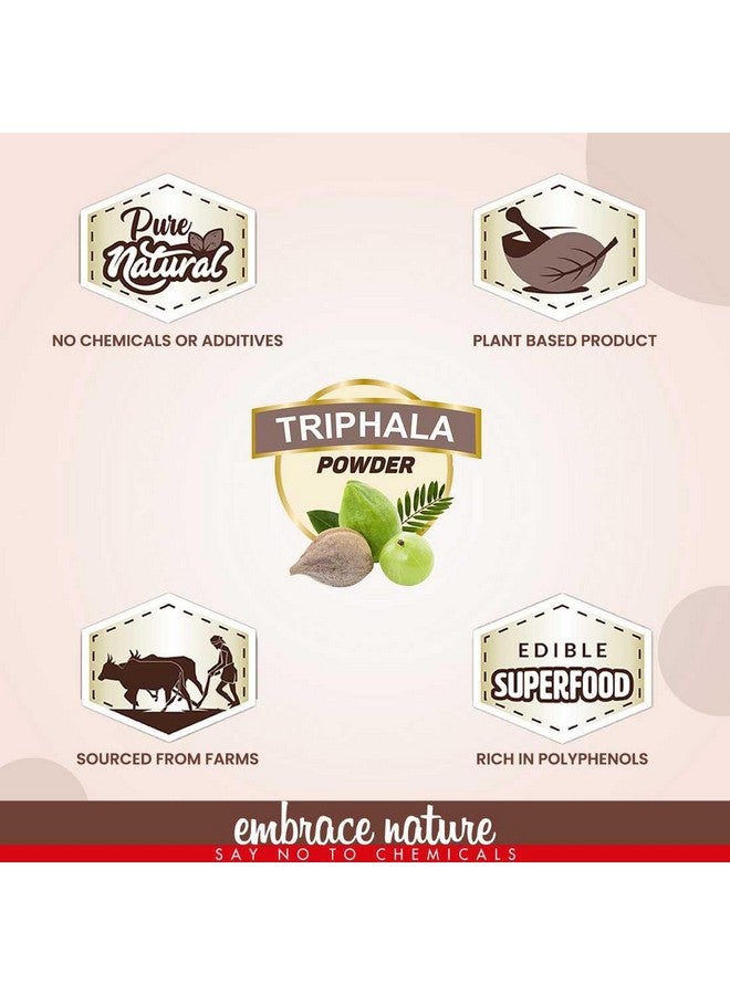 Nature Sure Triphala Powder 100g with Raw Honey 50g, Triphala Churan Supports Immune System, Colon & Digestion, For Balanced Gut Health, Herbal Supplement - Image 2