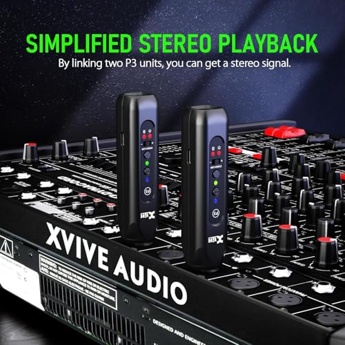 Xvive P3 Wireless XLR Bluetooth Receiver, Bluetooth Adapter for Speakers, Audio Mixer, PA Systems, DJ Systems,Rechargeable - Image 4