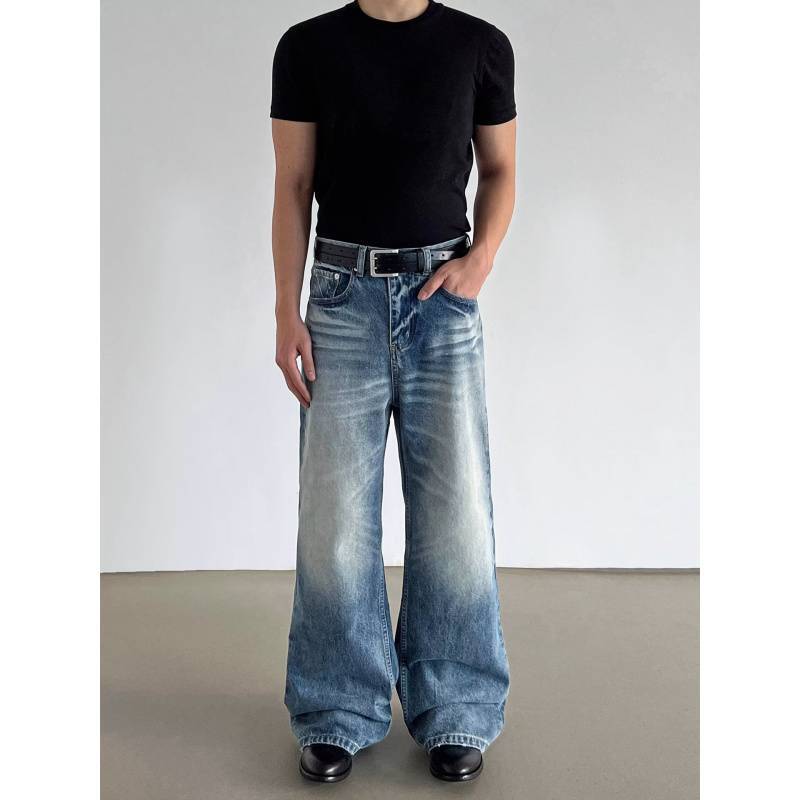 Unisex Casual Daily Denim Jeans - Image 4