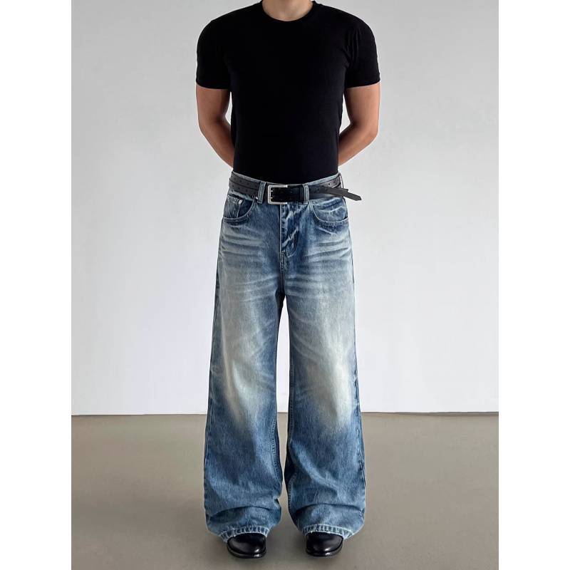 Unisex Casual Daily Denim Jeans - Image 3