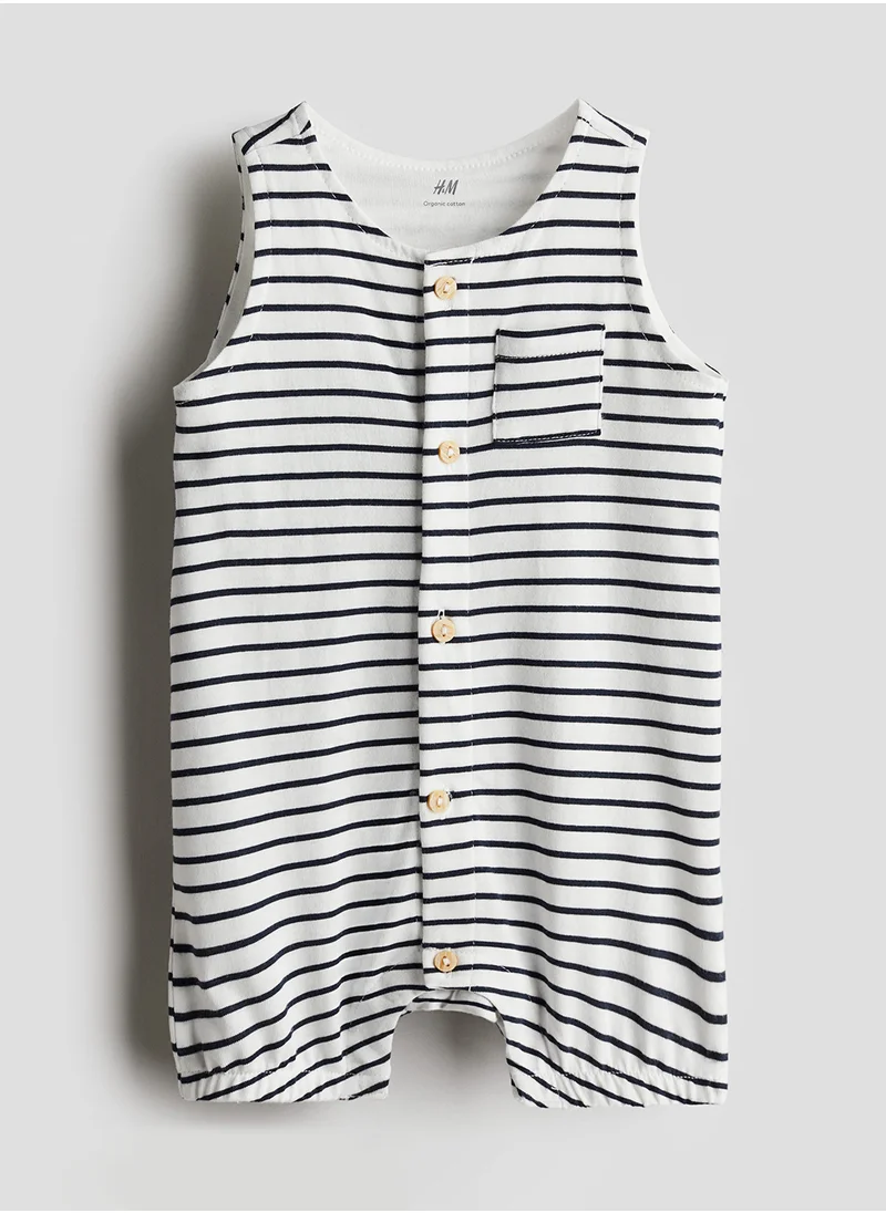 اتش اند ام Kids Striped Pocket Detail Romper