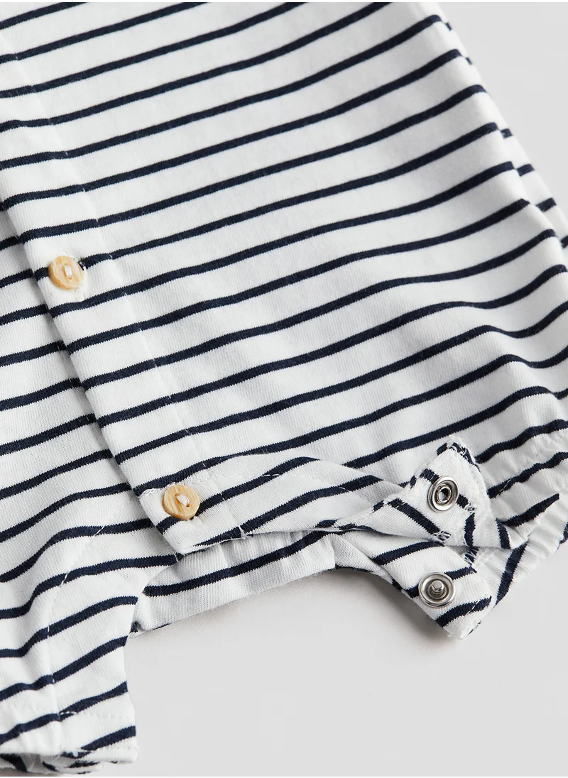 اتش اند ام Kids Striped Pocket Detail Romper