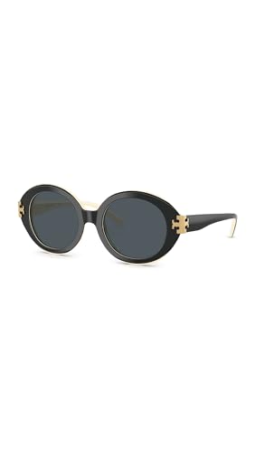 Tory Burch Sunglasses TY 7210 U 198887 Black/Ivory/Grey Polyamide Standard - Image 5