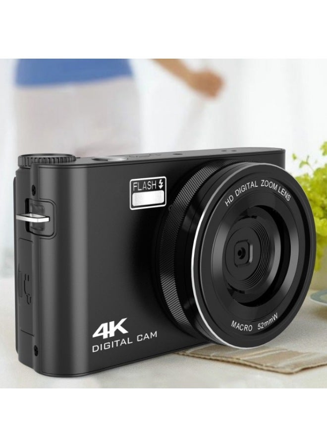 Generic 64 Million Touch Screen 4K Student Party Digital Micro Single Camera MP3 SLR Camera HD Camera Gift-Body Color:32g Memory Card - Image 3