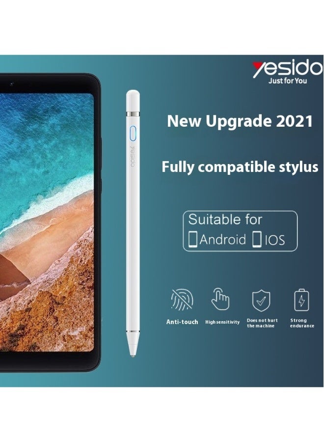 بيوينتي قلم السعة النشط مناسب لأجهزة الأندرويد وآبل، وهو مثالي للرسم على الألواح اللوحية والآيباد. - Image 2