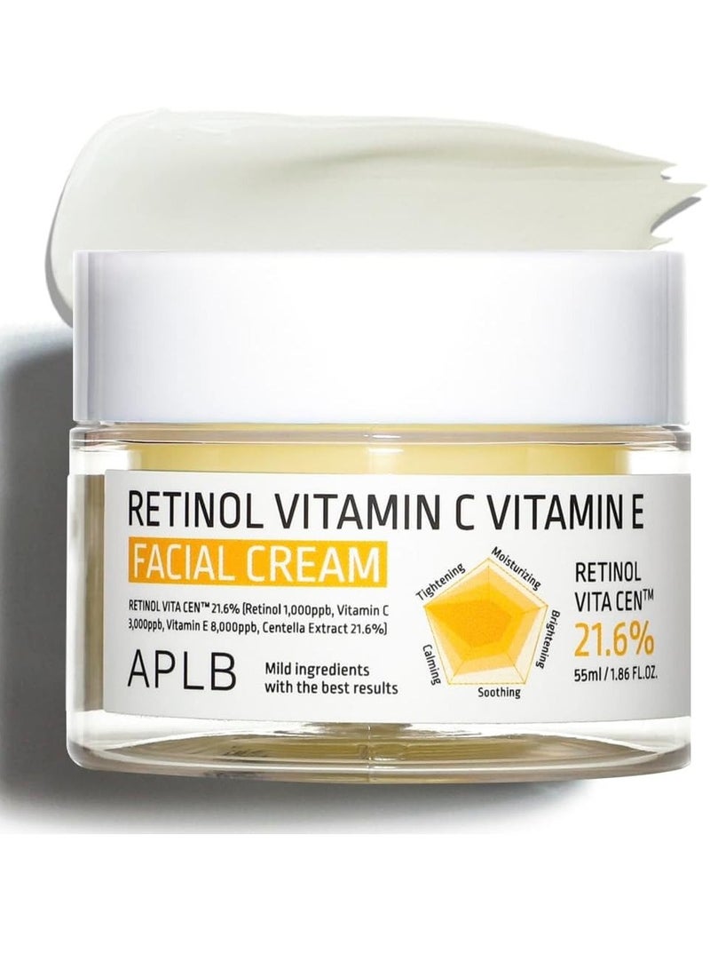 APLB - Retinol Vitamin C Vitamin E Facial Cream,55ml - Image 1