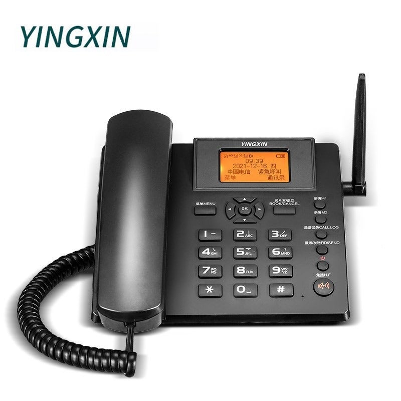 هاتف لاسلكي 4G من Yingxin شامل الشبكات (موبايل، يونيكوم، تيليكوم، برودكاست) هاتف مكتبي ببطاقة SIM من Huixunchuang