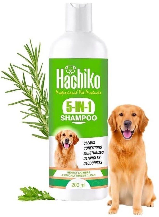 Hachiko:-5 in 1 Dog Shampoo| Ditch to Itch 200ml | Dog Shampoo for Labrador, German Shepherd, Golden Retriever, Anti Dandruff,Shampoo for Dogs, Paraben Free,Ticks and Fleas Remover for Dogs - Image 1