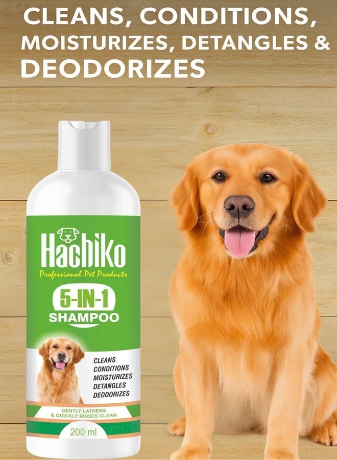 Hachiko:-5 in 1 Dog Shampoo| Ditch to Itch 200ml | Dog Shampoo for Labrador, German Shepherd, Golden Retriever, Anti Dandruff,Shampoo for Dogs, Paraben Free,Ticks and Fleas Remover for Dogs - Image 4
