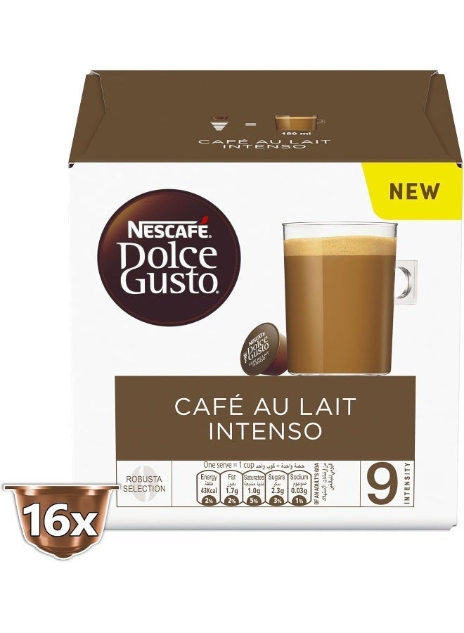 Nescafe Dolce Gusto Café Au Lait Intenso 16 Capsules 480grams Pack of 3 - Image 4