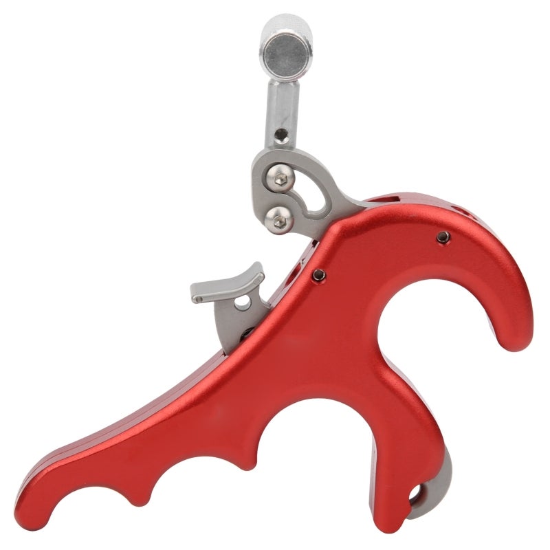 CUPID Metal Bow Release Aluminum Alloy CNC Machining Superior Hand Feeling Stable Durable - Roller Frosted Non-Slip Trigger Fine-Tune Angle Sensitive Stainless Steel Caliper for Archery Practice - Image 5