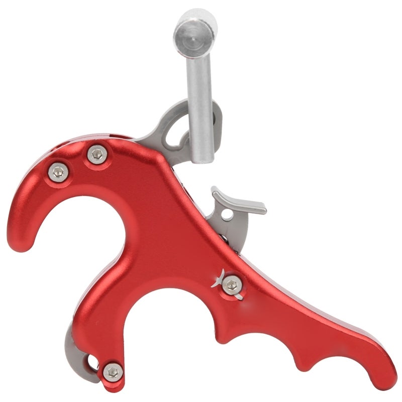 CUPID Metal Bow Release Aluminum Alloy CNC Machining Superior Hand Feeling Stable Durable - Roller Frosted Non-Slip Trigger Fine-Tune Angle Sensitive Stainless Steel Caliper for Archery Practice - Image 3