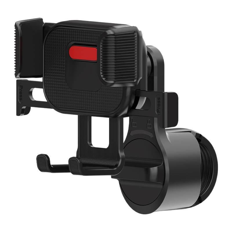 حامل جوال للدراجات باللون الأسود والدراجات النارية مع بمشبك أخطبوطي ودوران 360 درجة مناسب لمعظم الهواتف للتخزين العملي للمدرسة للمكتب - Image 1
