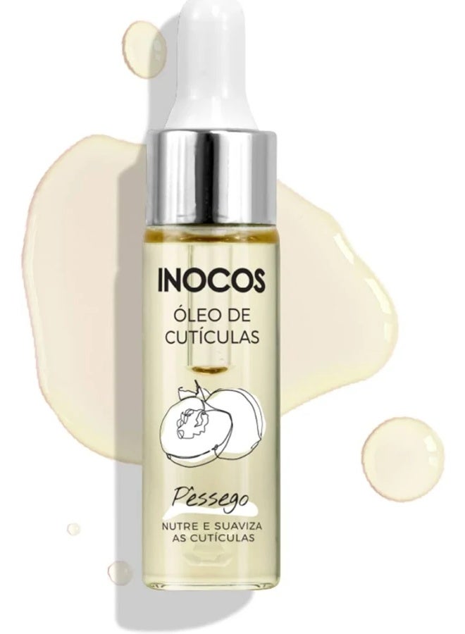 INOCOS Cuticle Oil Peach 15ml - Image 1