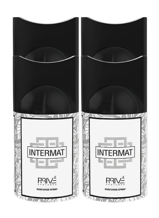 برايف 4 قطع بخاخ معطر إنترمات 250 مل  - Image 1