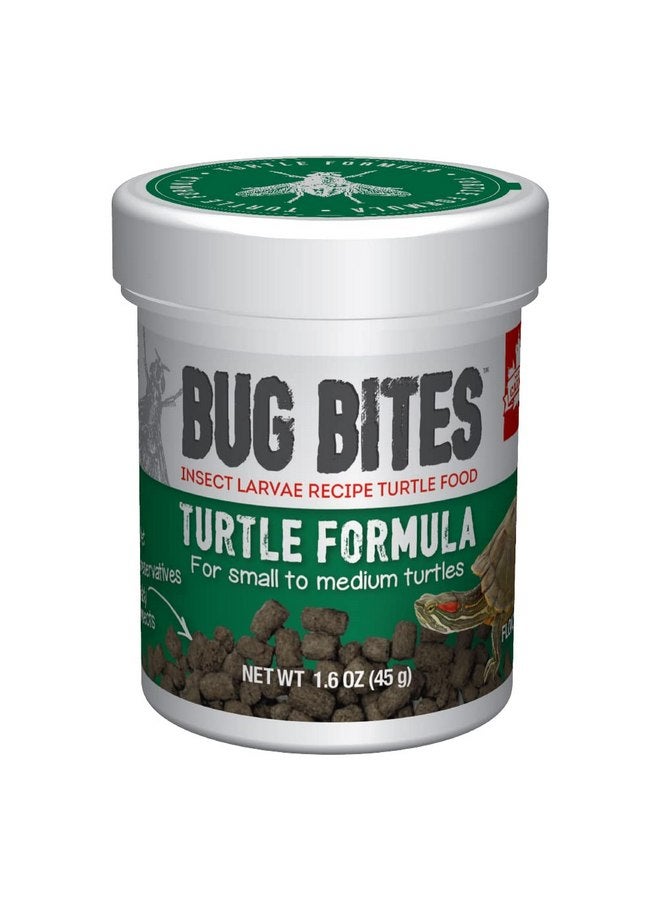 Fluval Bug Bites Turtle Food, Pellets for Small to Medium Sized Turtles, 1.5 oz., A6592, Brown - Image 1