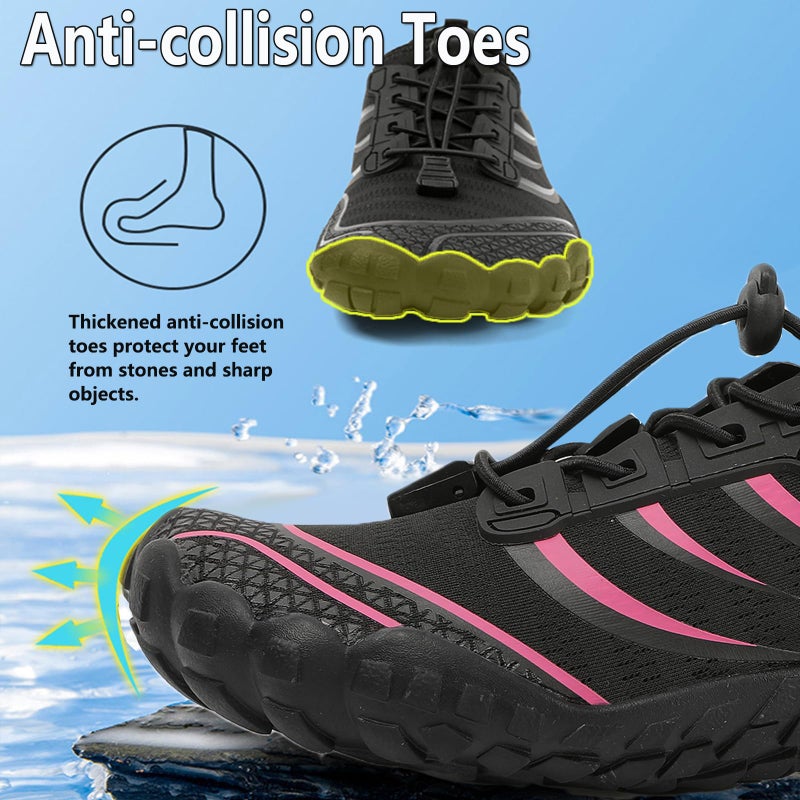 ziitop Water Shoes for Women Men Barefoot Shoes Quick Dry Aqua Outdoor Sports for Swim Pool Beach Surf Walk Water Yoga River Lake Hiking Kayaking - Image 4