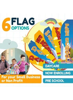 OnPoint Wares Now Enrolling Flag Only Red Lettering Without Poles  - Image 5