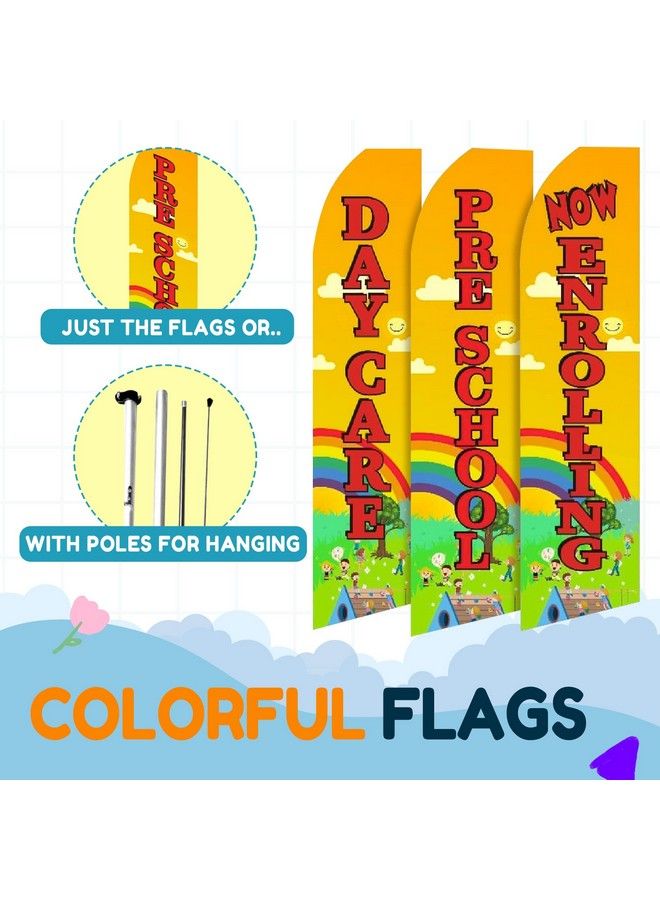 OnPoint Wares Now Enrolling Flag Only Red Lettering Without Poles  - Image 3