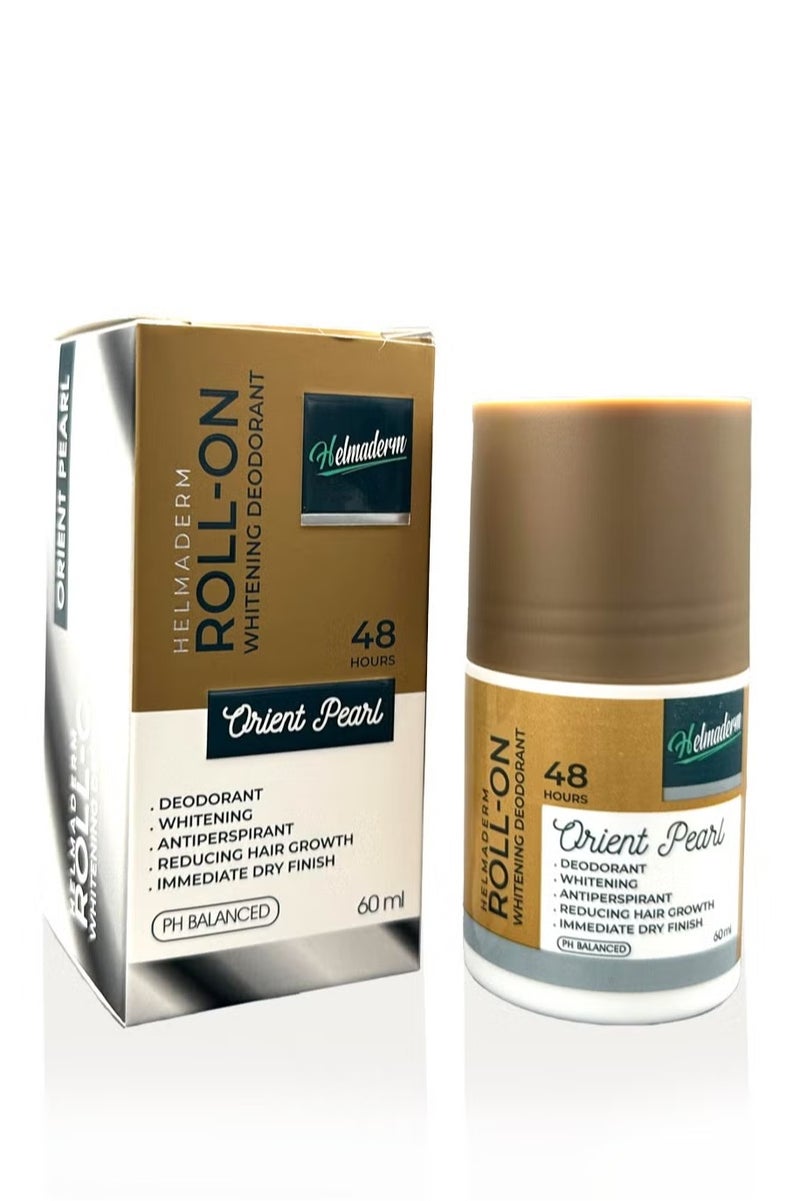 HelmaDerm Deodorant Whitening Roll-on Hair Reducer With Orient Pearl -60ml