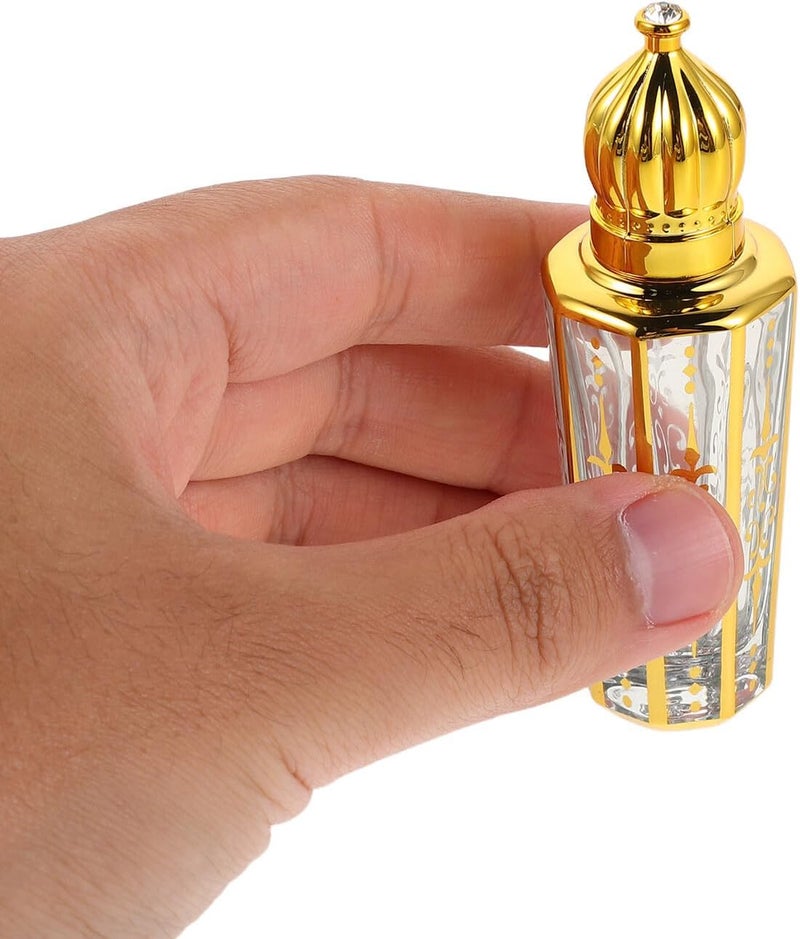 6pcs 15ml Glass Roll-on Perfume Bottles Refillable Roller Ball Bottles with Caps Portable Mini Travel Oil for Essential Oils and Aromatherapy - Image 4