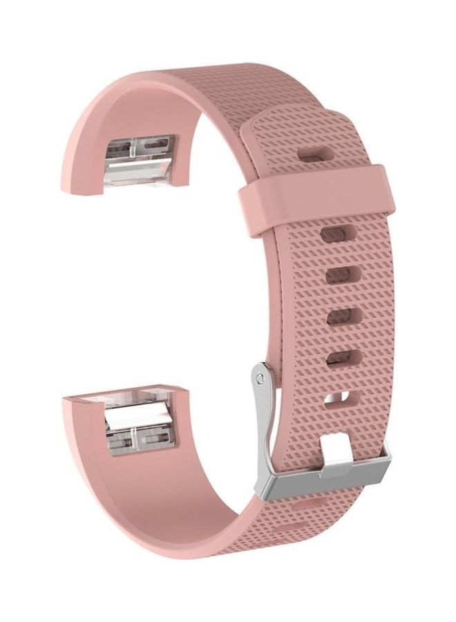 NIBEMINENT For Fitbit Charge 2 Replacement Wrist Strap Watchband With Buckle Light Pink