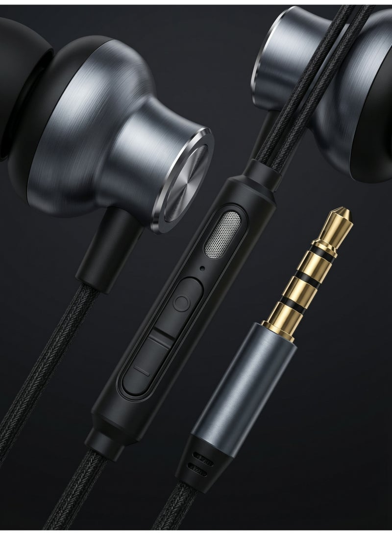 WELLTECH 3.5mm Wired Earphones with Mic Clear Voice Calling Headphones Noise Isolation In Ear Headset for Android iPhone Laptop Gaming Meetings WELLTECH HFD65 - Image 5