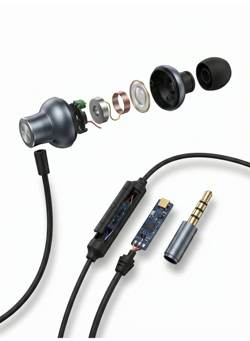 WELLTECH 3.5mm Wired Earphones with Mic Clear Voice Calling Headphones Noise Isolation In Ear Headset for Android iPhone Laptop Gaming Meetings WELLTECH HFD65 - Image 4